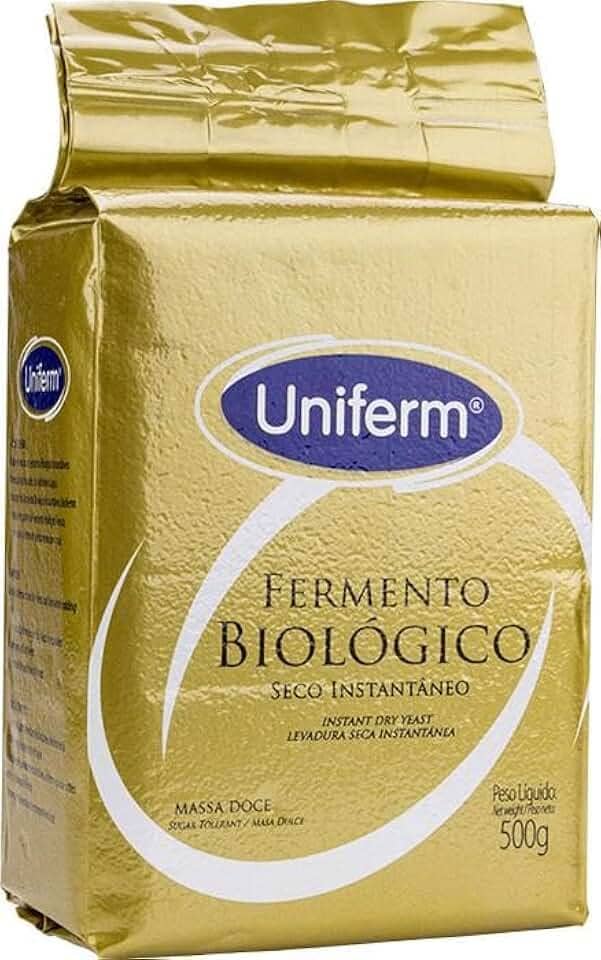 Fermento Seco Instantaneo Massa Doce 500g Uniferm