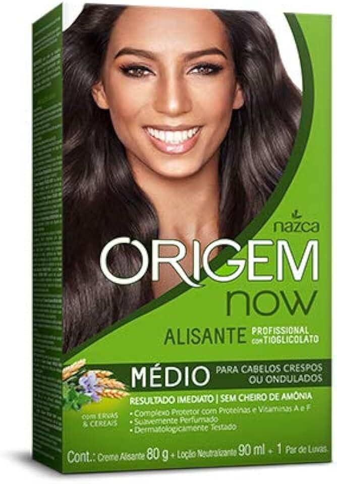 Origem Now Kit Alisamento Ervas e Cereais, Nazca Cosméticos