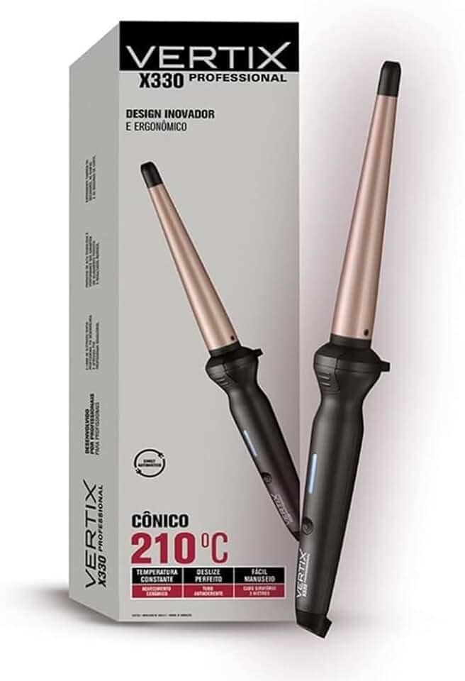 Vertix Modelador de Cabelo Profissional X330 Cônico