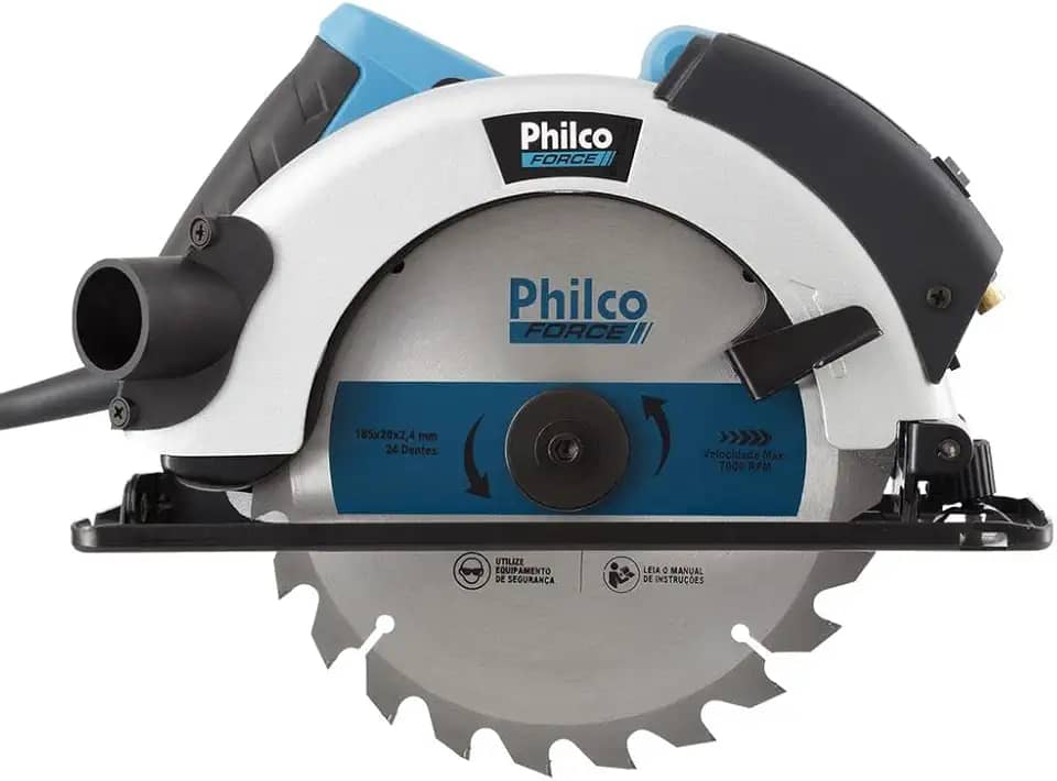Serra Circular Psc01, Philco, 220V 051102010, Azul/Preto/Cinza