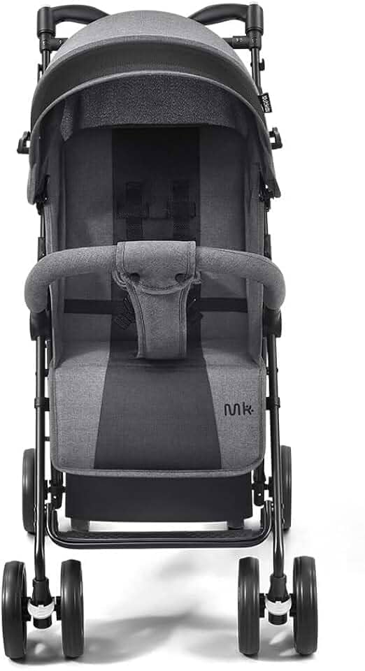 Multikids Baby Carrinho Passeio Flick 0-15Kgs Preto Com Cinza Bb445