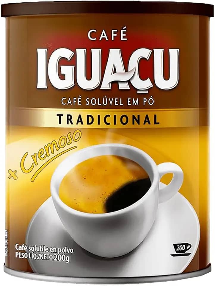 Café Iguaçu Solúvel Tradicional em Pó, 200g, Cremoso