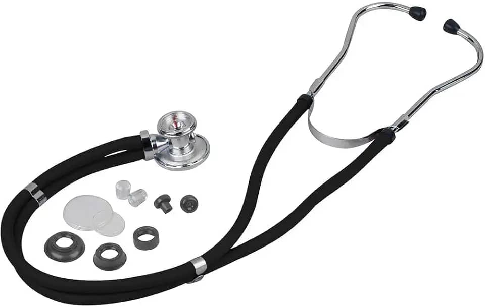 Estetoscópio Rappaport Premium cinza escuro