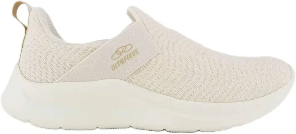 Tênis Olympikus Flutua Feminino Bege e Dourado