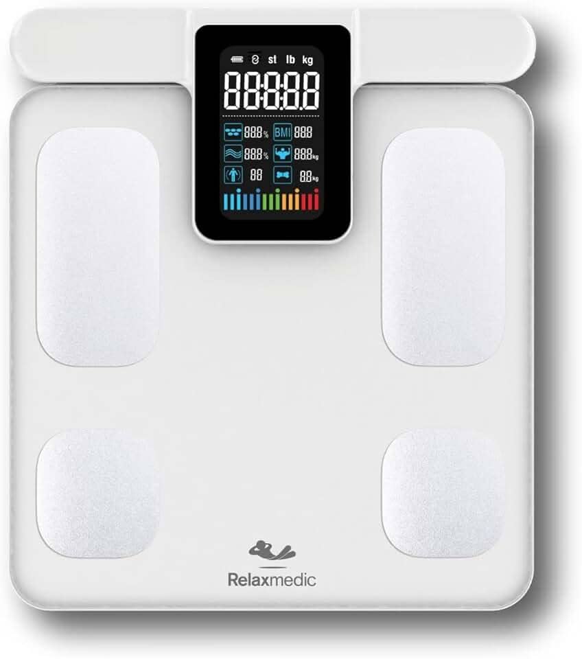 Balança Bioimpedância Corporal Digital BodyScan Corpo Inteiro - Relaxmedic