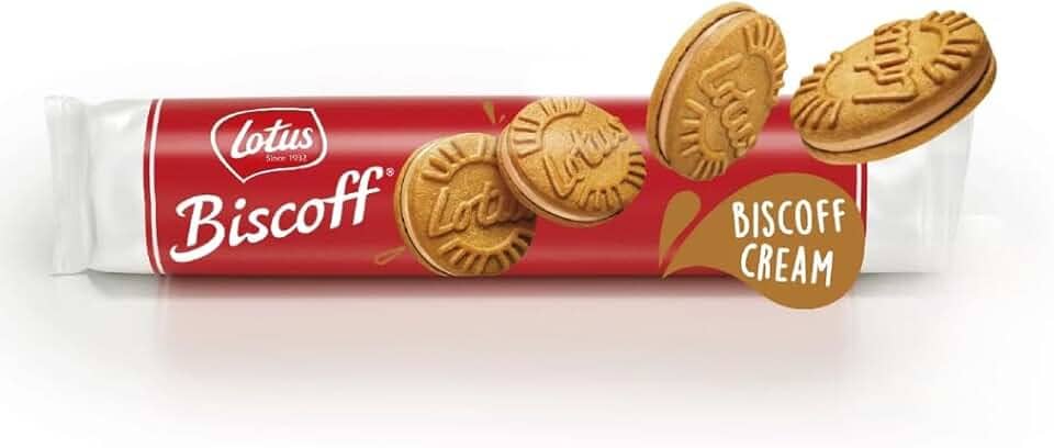 Lotus Biscoff Biscoito Recheado com Creme, 110g