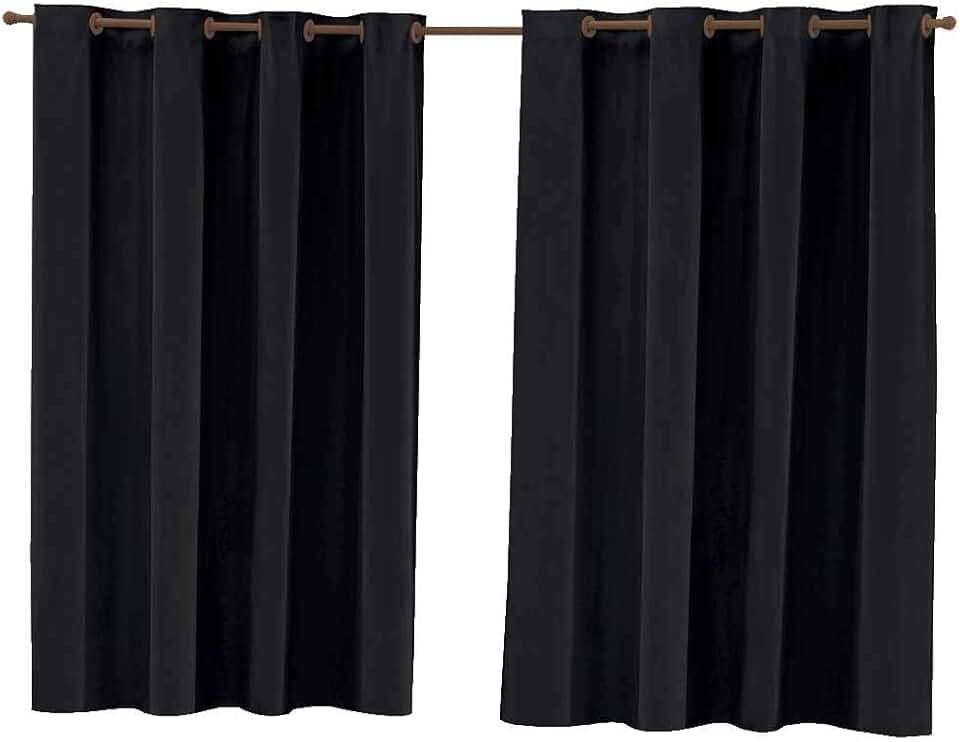Cortina Blackout Corta Luz 220cm x 130cm - Preto