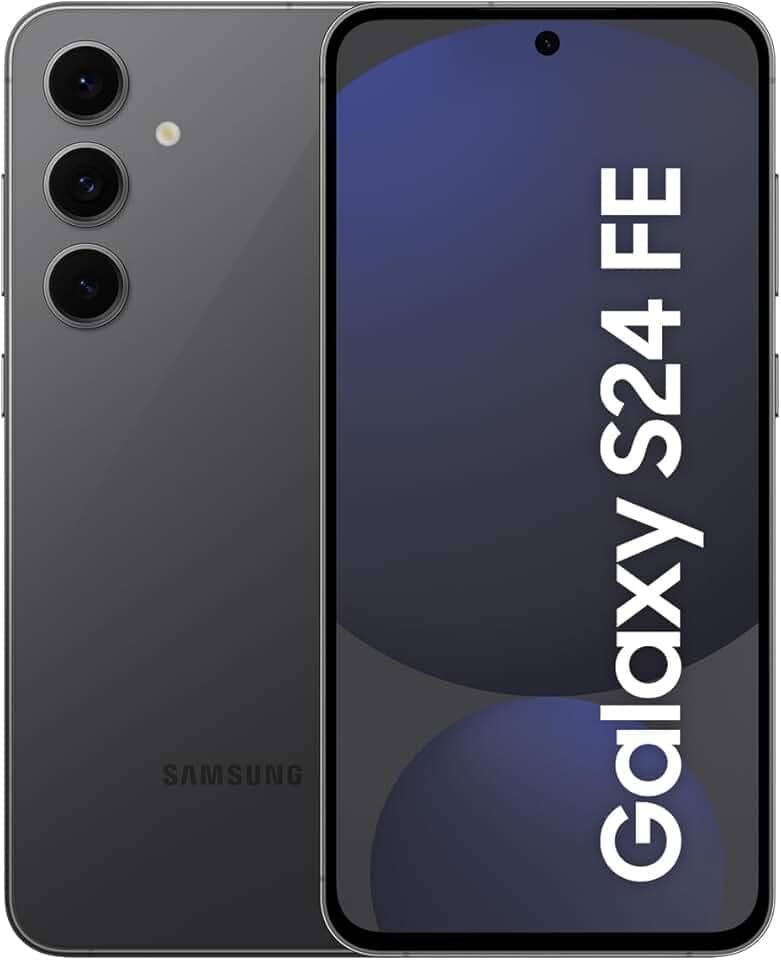 Celular Samsung Galaxy S24 FE 5G 256GB 8GB RAM Tela 6.7" Câm. Tripla 50+12+8MP Frontal 10MP, Galaxy AI - Grafite
