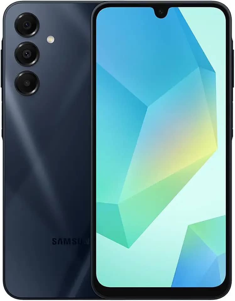 Samsung Celular Galaxy A16 5G, 128GB + 4GB RAM, Câmera de até 50MP, Tela 6.7", NFC, IP54, Bateria 5000 mAh (Azul Escuro)