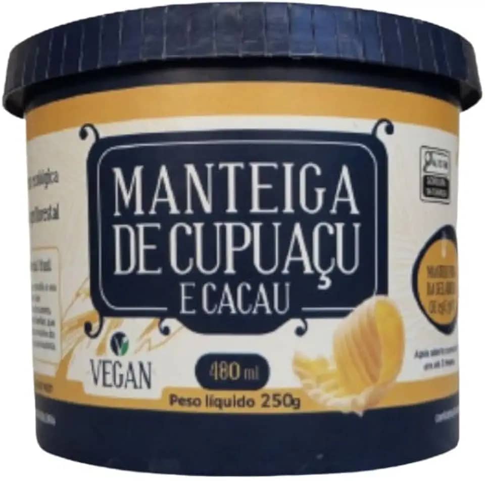 Manteiga de Mesa Cupuaçu e Cacau 250g Vegana