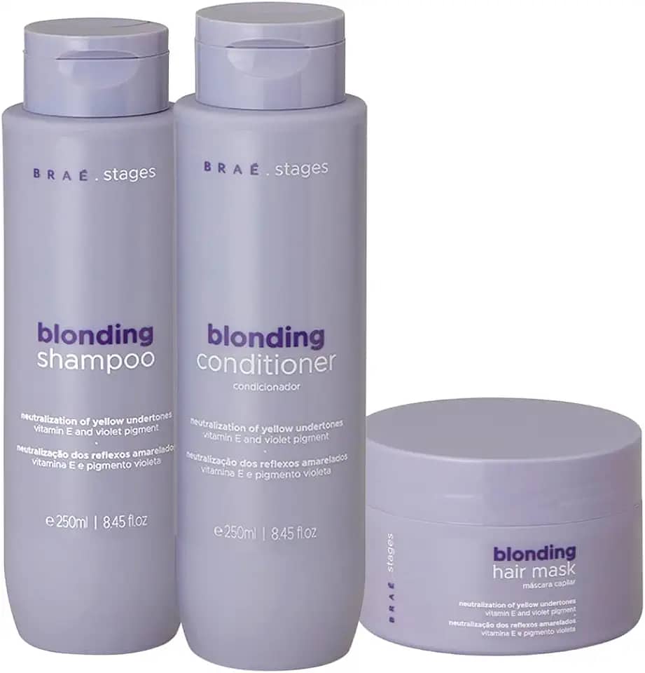 Kit Braé Stages Blonding Home Care (3 produtos)