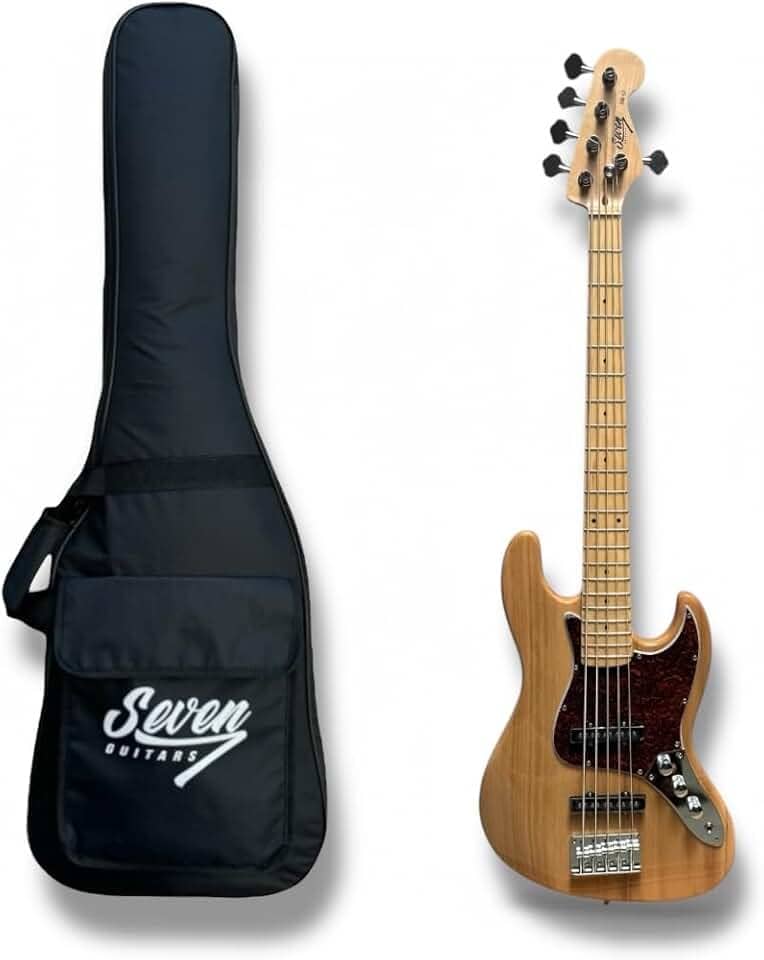 Contrabaixo Jazz Bass Seven 5 Cordas Sjb-57 NT Com Bag
