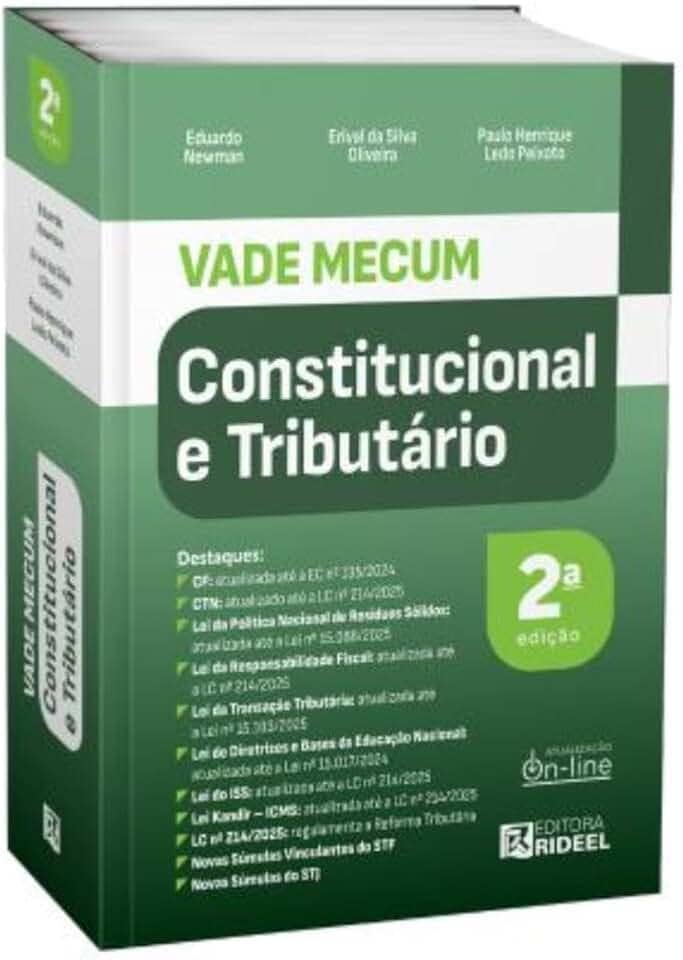 Vade Mecum Constitucional e Tributário 43º exame da ordem 2025 2ª Edição