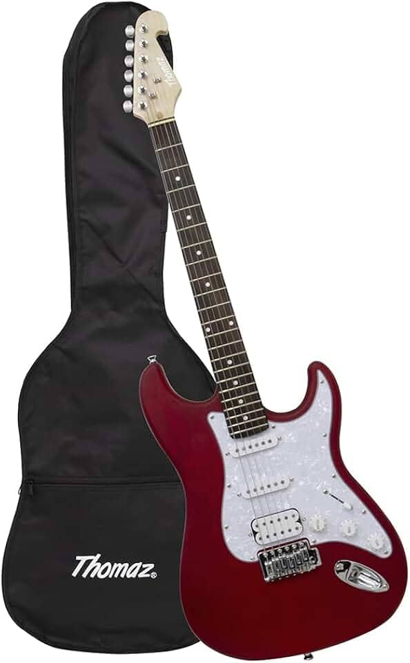 Kit Guitarra Elétrica TEG 320 Vermelho com Capa Thomaz