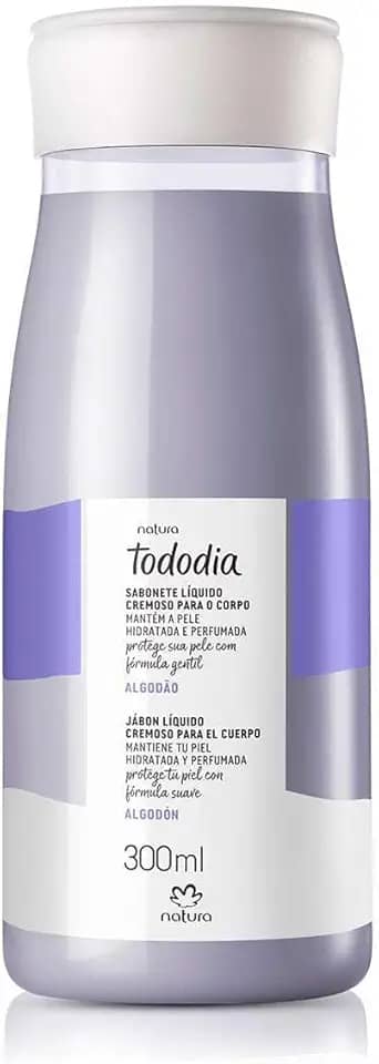 NATURA TODODIA SABONETE LIQUIDO CREMOSO ALGODAO 300ML
