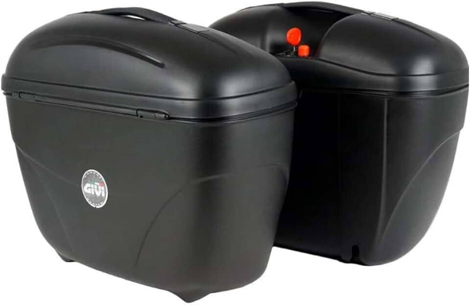 Par Baú Mala Lateral Givi E21n Cruiser 21 Litros Bau Lateral