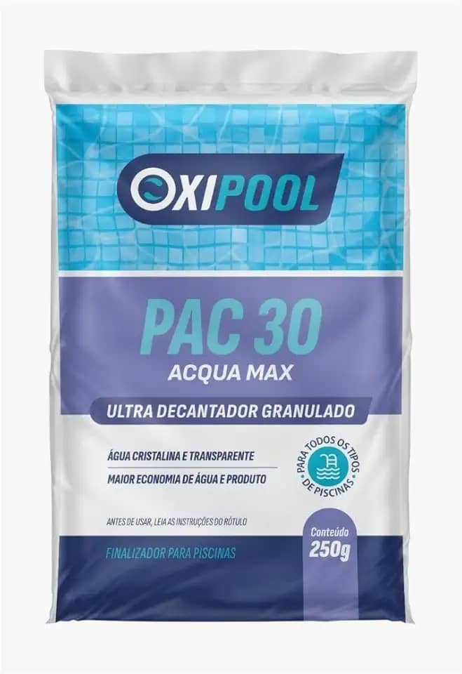 Oxipool Acquamax Pac 30 Ultra Decantador Granulado 250g Piscinas