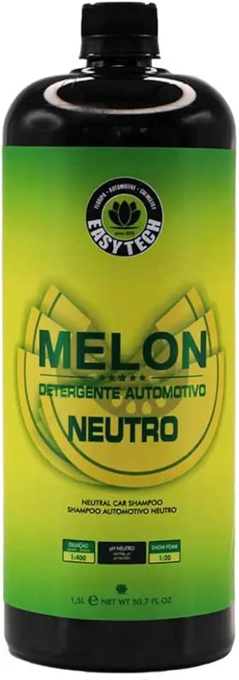 Shampoo Melon Automotivo Concentrado 1:400 Easytech 1,2L