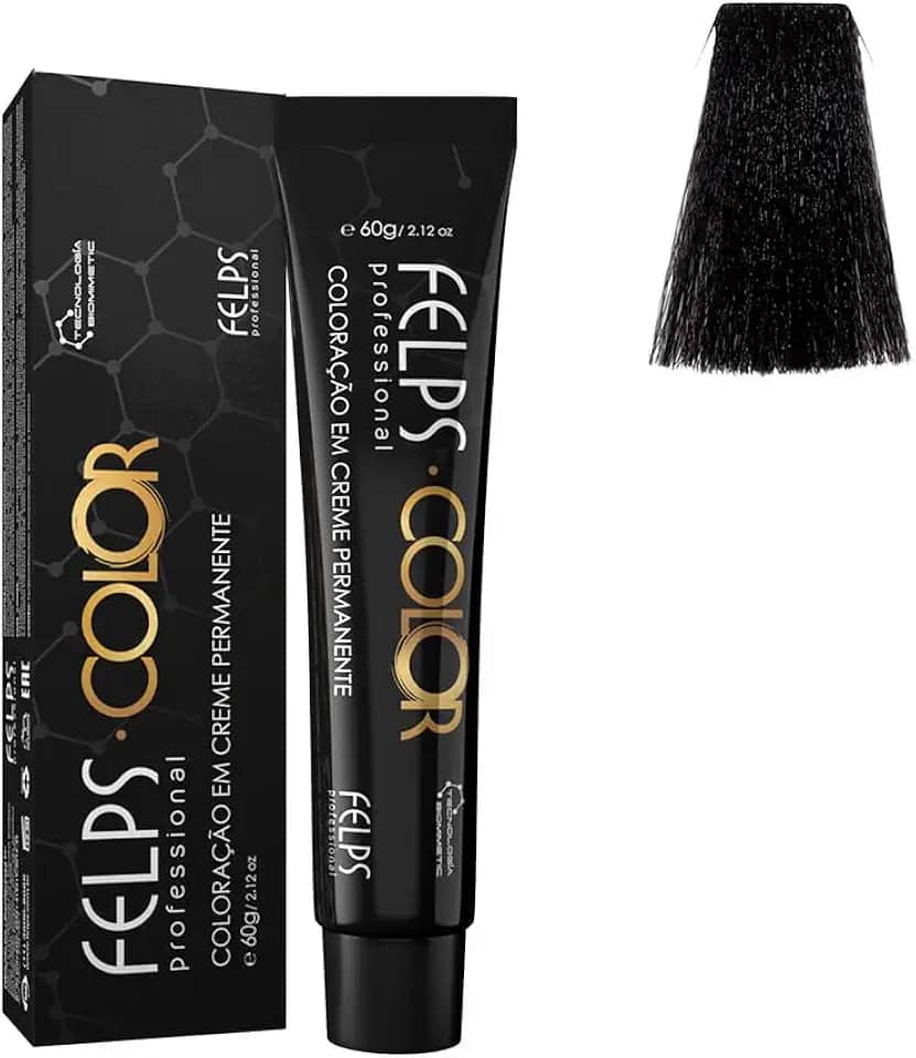 Felps Color 1/0 Preto Base, Felps Professionnel, Preto 1/0 Base, 60gr