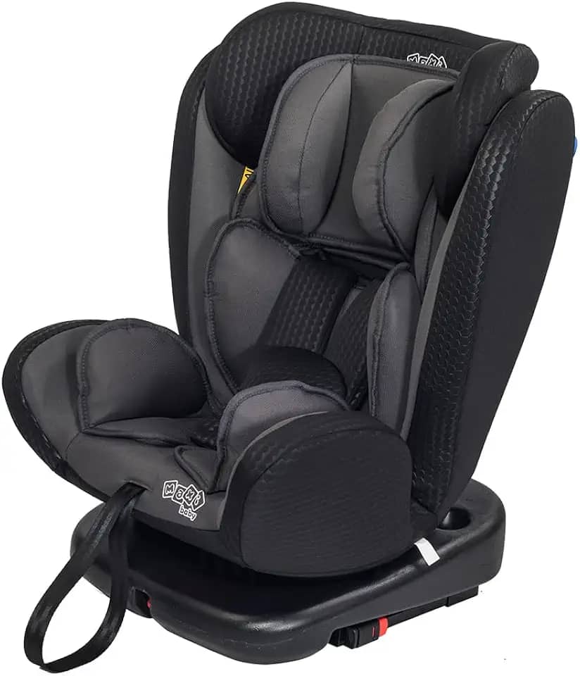 Maxi Baby Cadeira de Carro infantil Deluxe Rotação 360°, Sistema Isofix e Top Tether Grupo 0, 1,2,3 (0 a 36kgs), Preto
