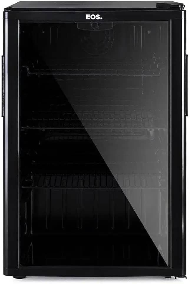 Refrigerador Expositor Vertical Eos 80 Litros Eco Gelo All Black Eev90p 220v