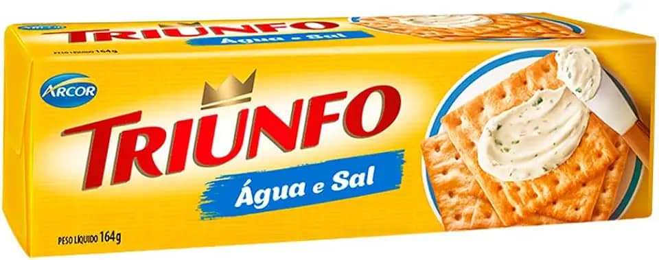 Biscoito de Água e Sal Triunfo 164g