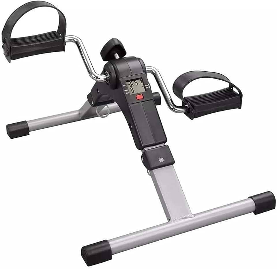 Mini Bike Bicicleta Ergometrica Fitness Perna E Braco Com Visor Fisioterapia Portátil Sim