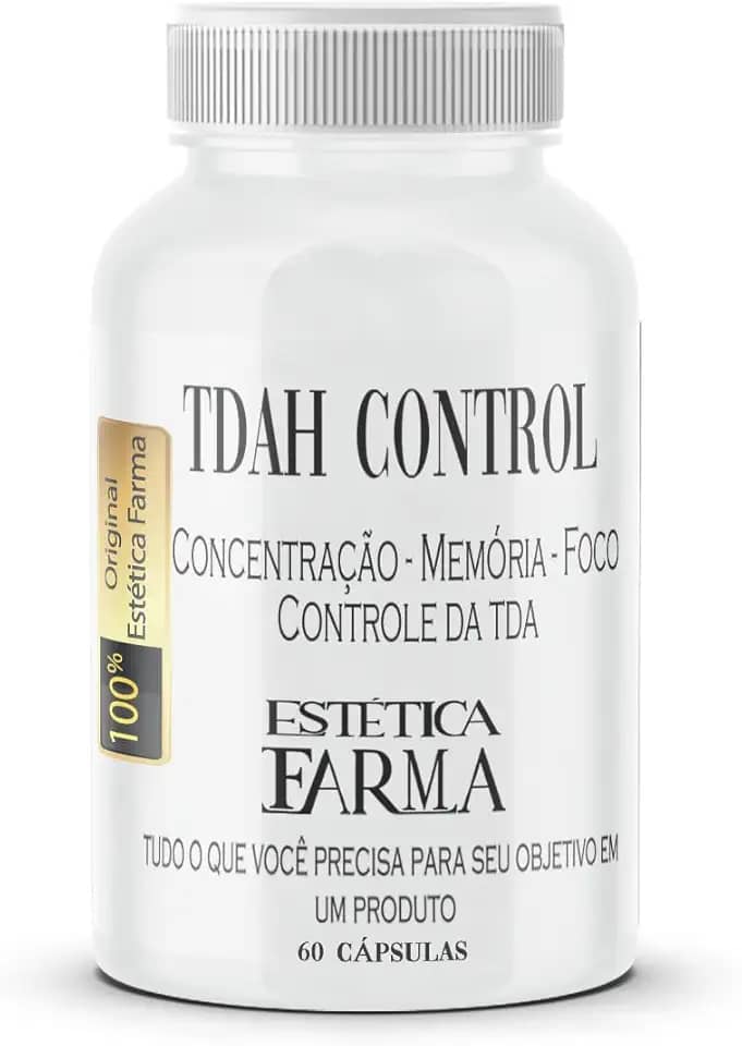 Magnésio L-Carnitina TDAH Control Foco, Concentração, Memória, 60 Cápsulas