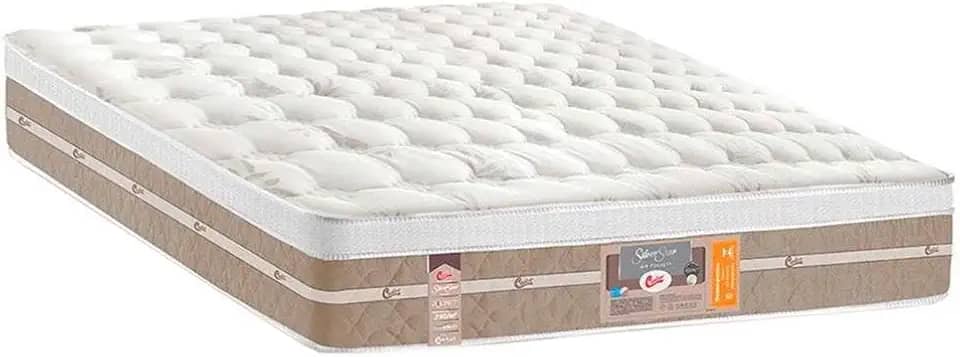 Colchão King Mola Pocket Silver Star Air Double Face 193cmx203cm Castor