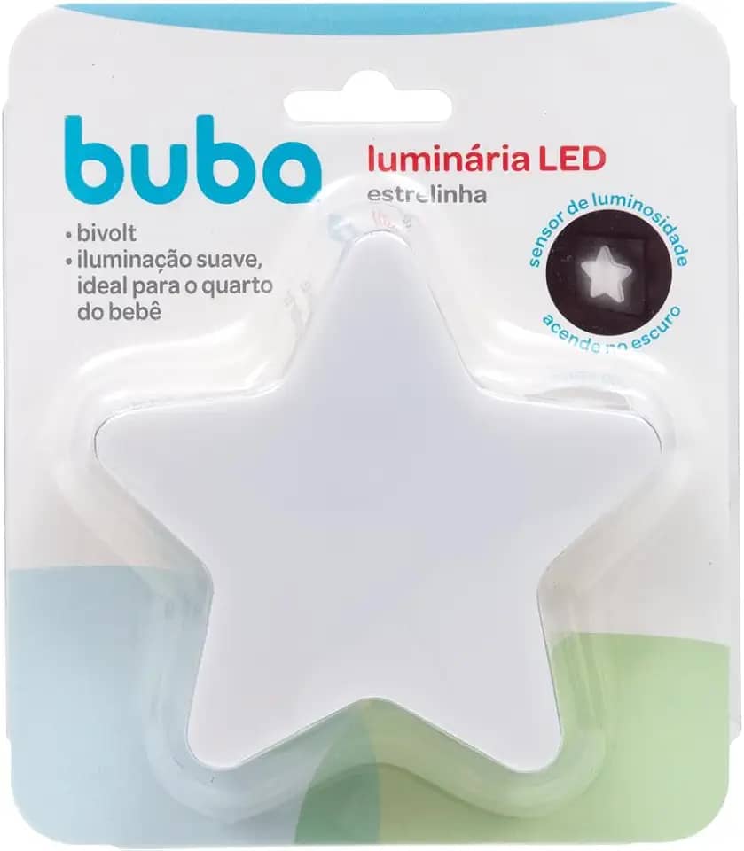 Buba, Luminária Led Com Sensor Estrela