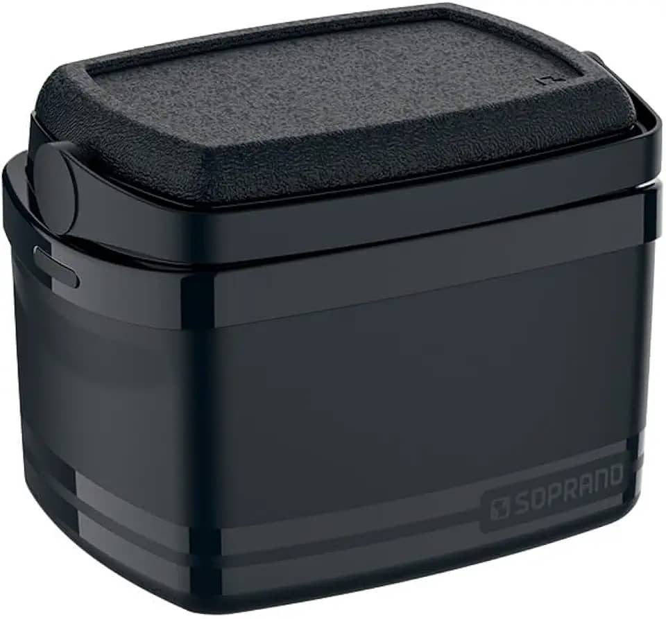 Caixa Térmica Tropical 5L, Soprano, Preto, Pequeno