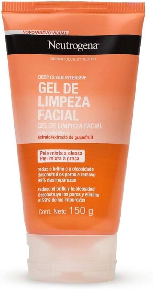 Gel de Limpeza Facial Neutrogena Deep Clean Intensive Grapefruit, 150g