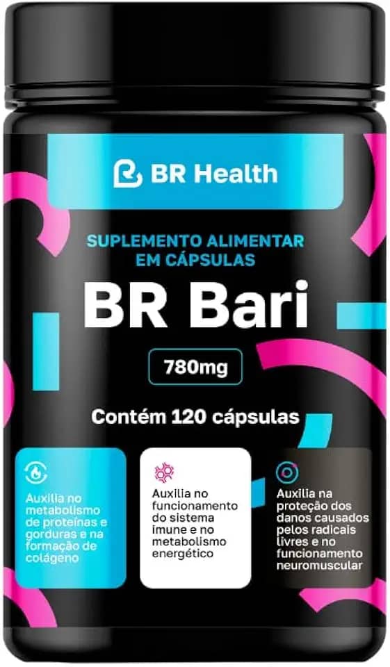 BR Bari - Polivitamínico Bariátrico 120 Cápsulas - BR Health