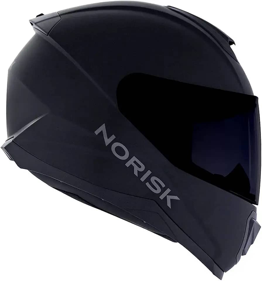 CAPACETE NORISK RAZOR MONOCOLOR PRETO FOSCO 58/M