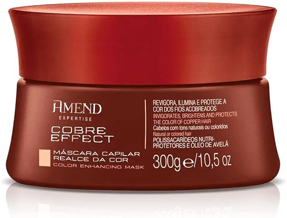 Máscara Realce da Cor Cobre Effect, Amend, 300 g