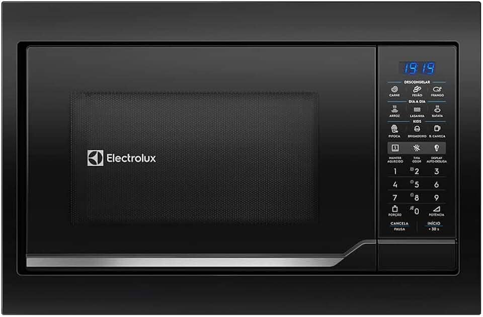 Micro-ondas de Embutir Electrolux 34L Preto com Painel Digital e Função Tira odor (ME3EP) 220V