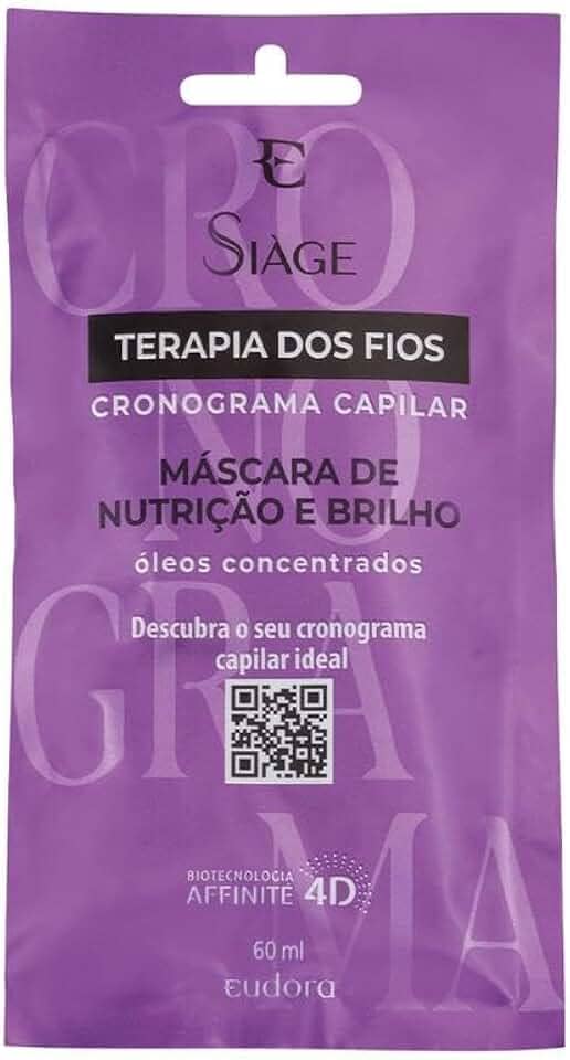 Eudora Siàge Terapia dos Fios Nutrição Máscara Capilar 60ml