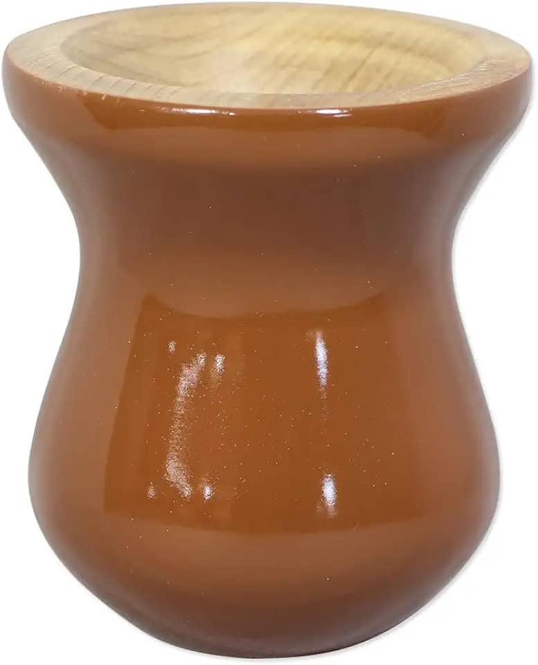 Cuia Madeira Nobre Imbuia Chimarrão Perolizada Marrom