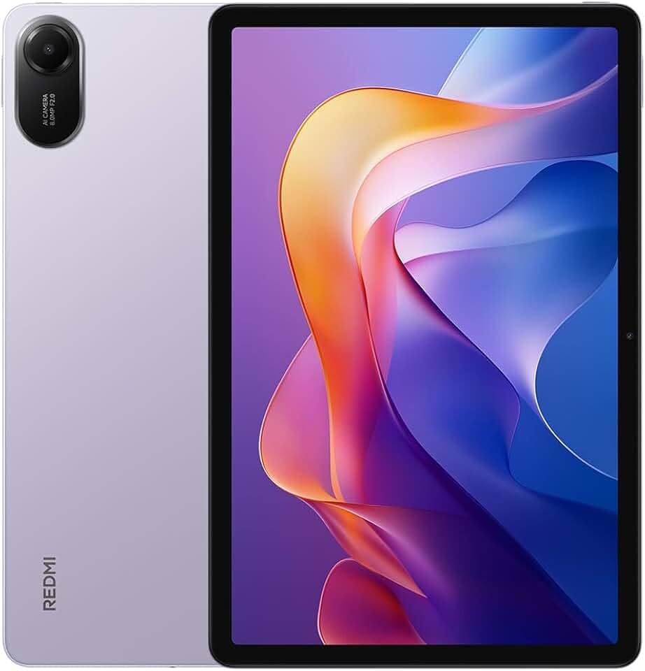 XIAOMI Tablet Redmi Pad 2 de 8 GB + 256 GB, ecrã de 11 polegadas 2,5 K 90 Hz, Mediatek Helio G100 Ultra, roxo (carregador incluído)