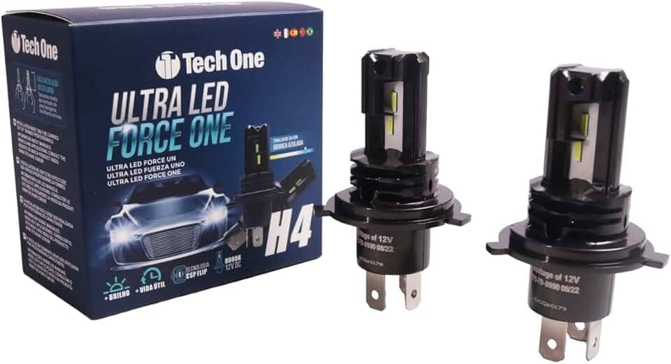 ULTRA LED FORCE ONE 8000K H4 TECH ONE