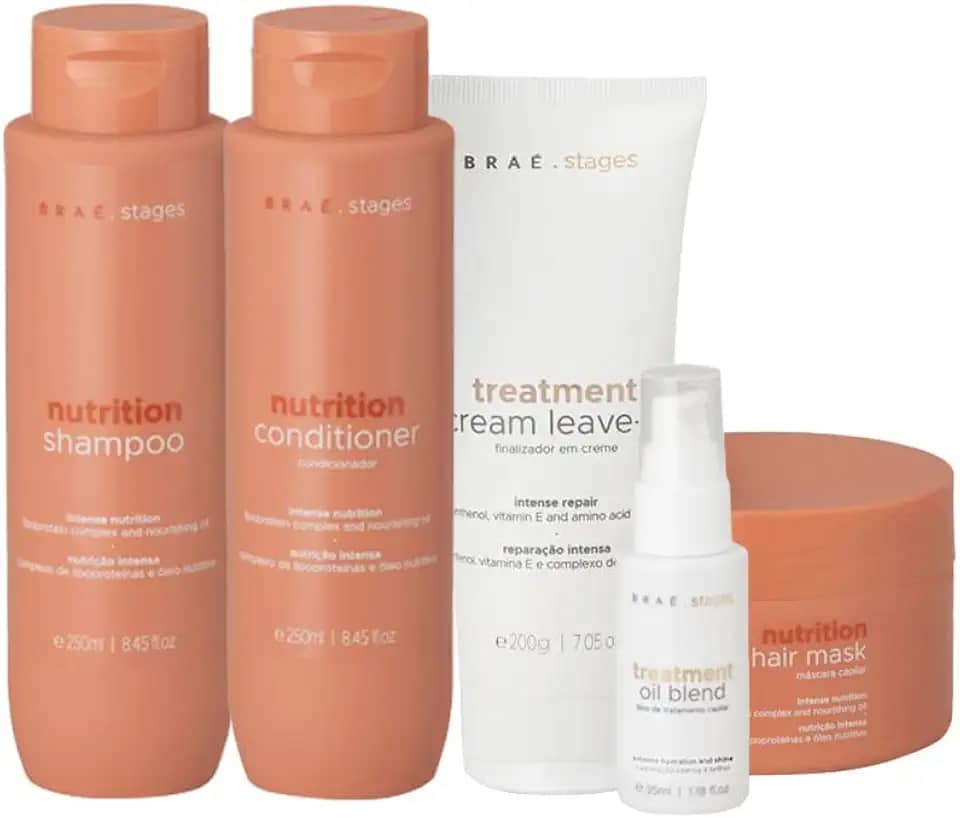 Kit Braé Stages Nutrition Blend Hair Care Total (5 produtos)