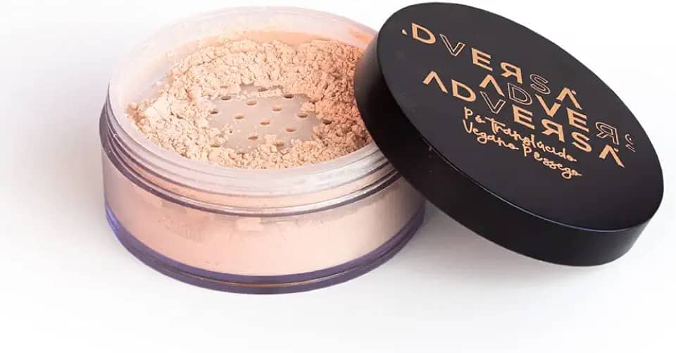 Pó facial Translúcido Vegano ADVERSA Pêssego