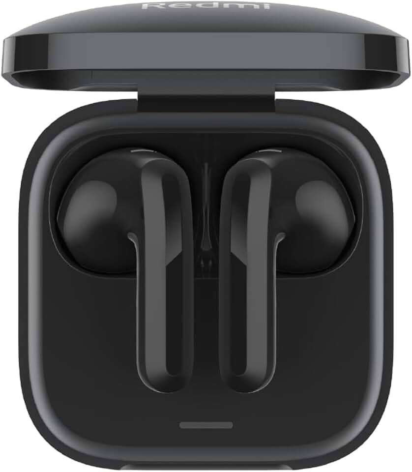 Xiaomi Redmi Buds 6 Active, Fones de Ouvido Sem Fio, Versão Global (Preto)