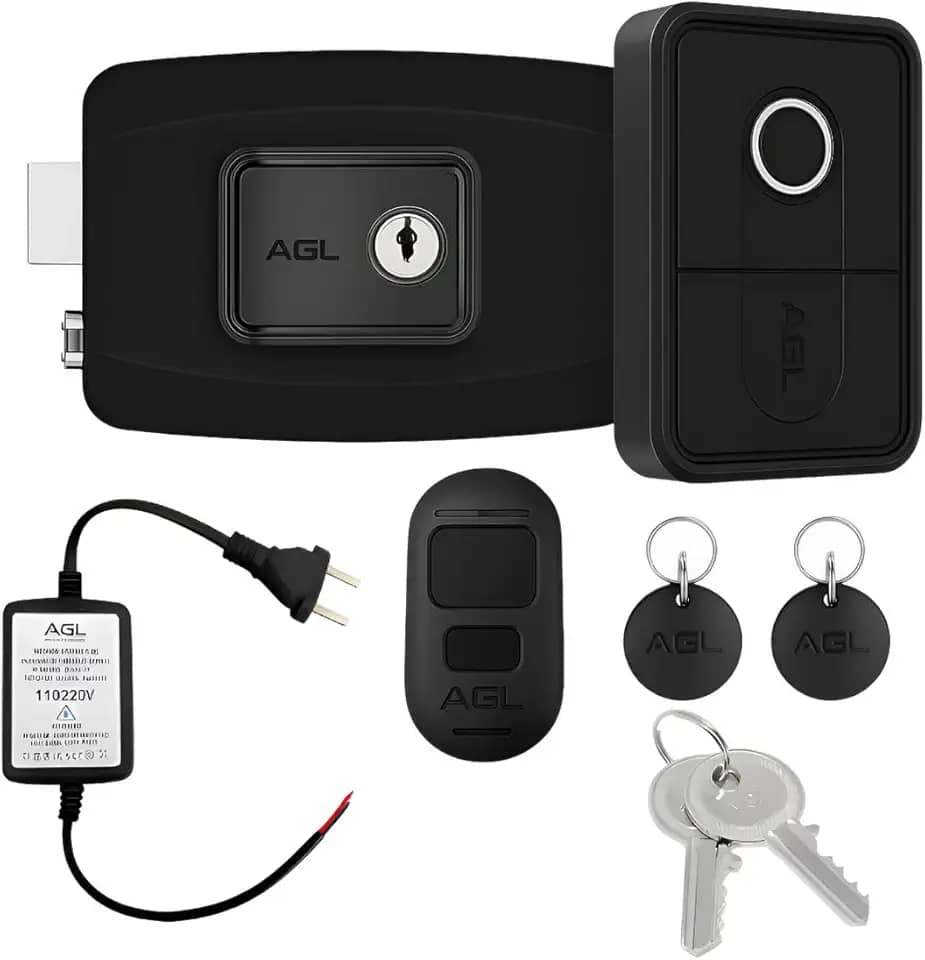 Fechadura Digital Biometria Senha Tag e Controle Remoto para Portão Controle de Acesso de Alta Segurança