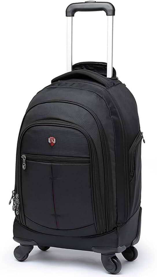 Mochila Com Rodinhas 360° Resistente Notebook Swissport