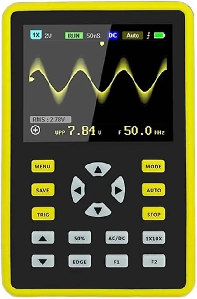 Osciloscópio Mini osciloscópio digital portátil 5012H 500MS/s taxa de amostragem 100MHz largura de banda analógica