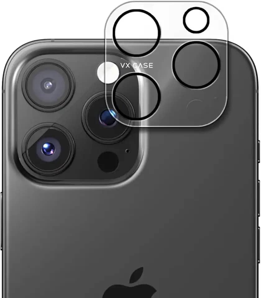 [GL CASES] Película De Câmera iPhone 16 Promax Anti Risco Pelicula Para Câmera iPhone 16 Pro Max Vidro Temperado 3D Proteção 9H + Kit Limpeza Para Aplicação