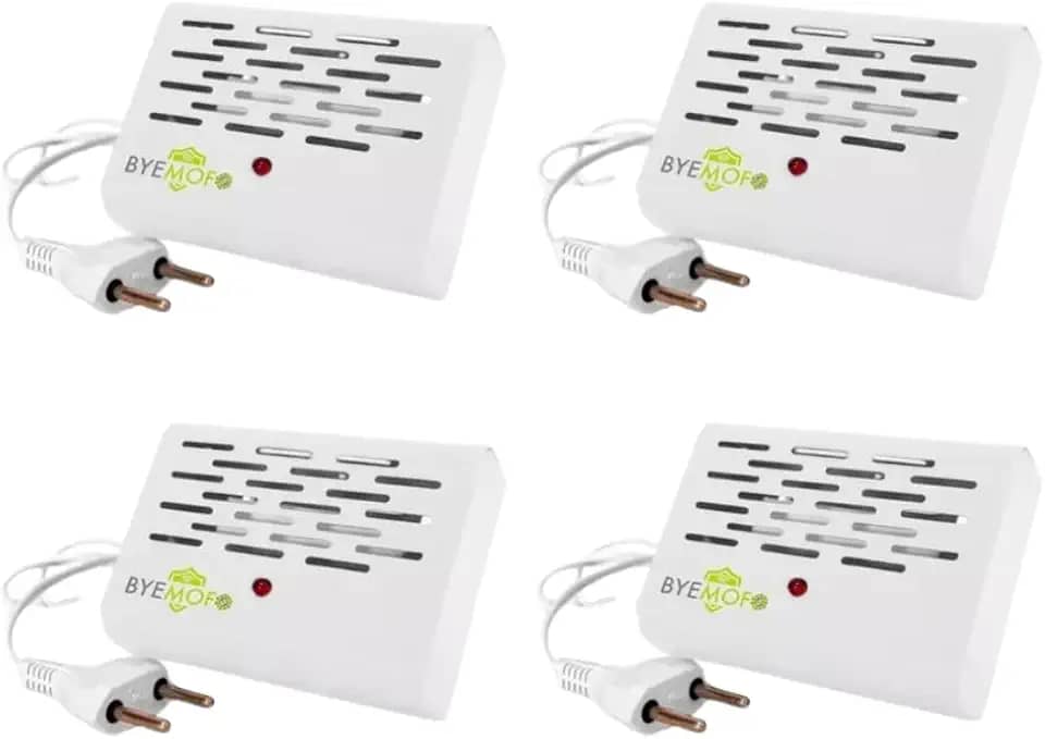 Kit c/ 04 Aparelho Anti Mofo Elétrico Eletrônico 220v Ácaro Fungos Bolor Legon Bye Mofo AM02-220v