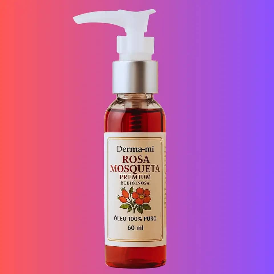 Óleo de Rosa Mosqueta Rubiginosa 100% Puro 60ml – Clareador e Regenerador da Pele