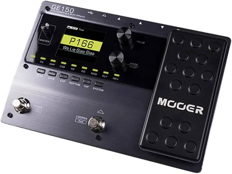 PEDALEIRA P GUITARRA MOOER GE150 COM FONTE